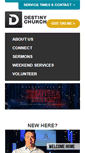 Mobile Screenshot of destinychurchlv.com